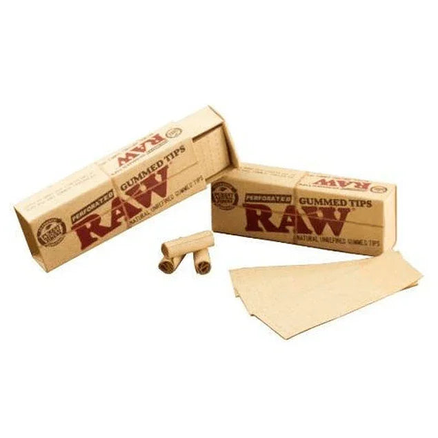 Boquillas Carton Raw Prepicadas con Goma