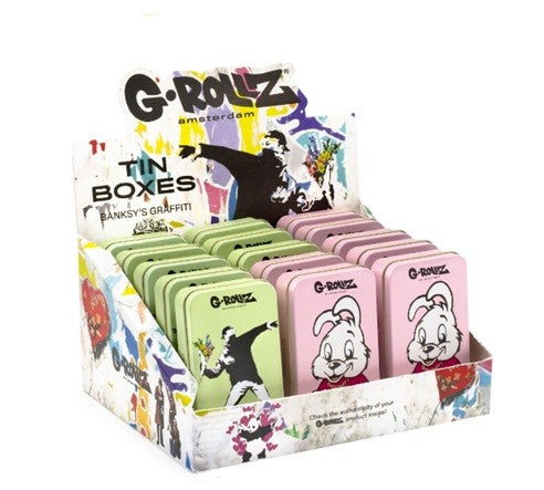 Cajita Metálica Mediana G-Rollz Banksy
