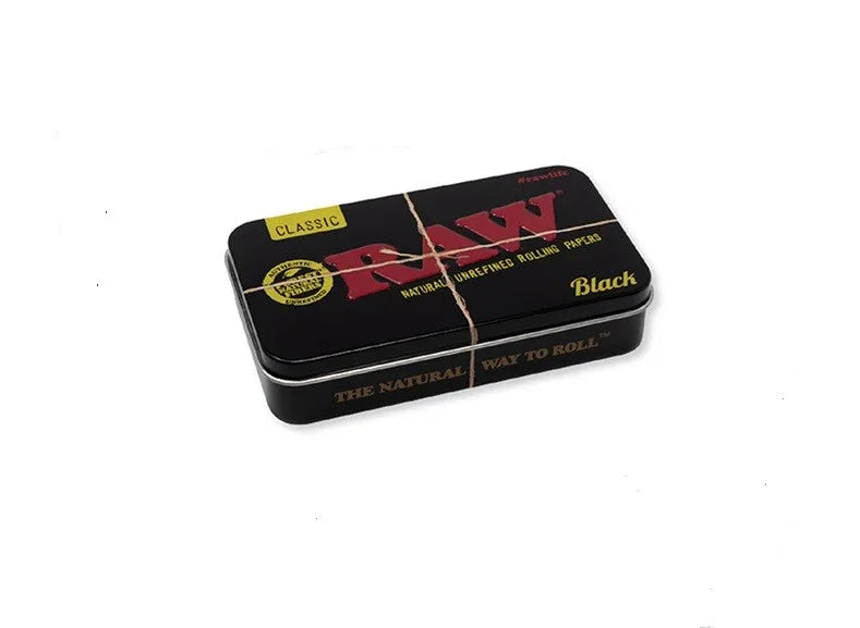 Cajita Metálica Raw Rectangular Negra