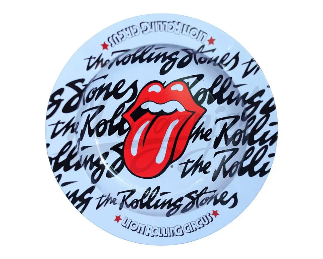 Cenicero Metálico Rolling Stones White - Lion Rolling Circus