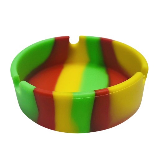 Cenicero Silicona 9 cms Amarillo Rojo