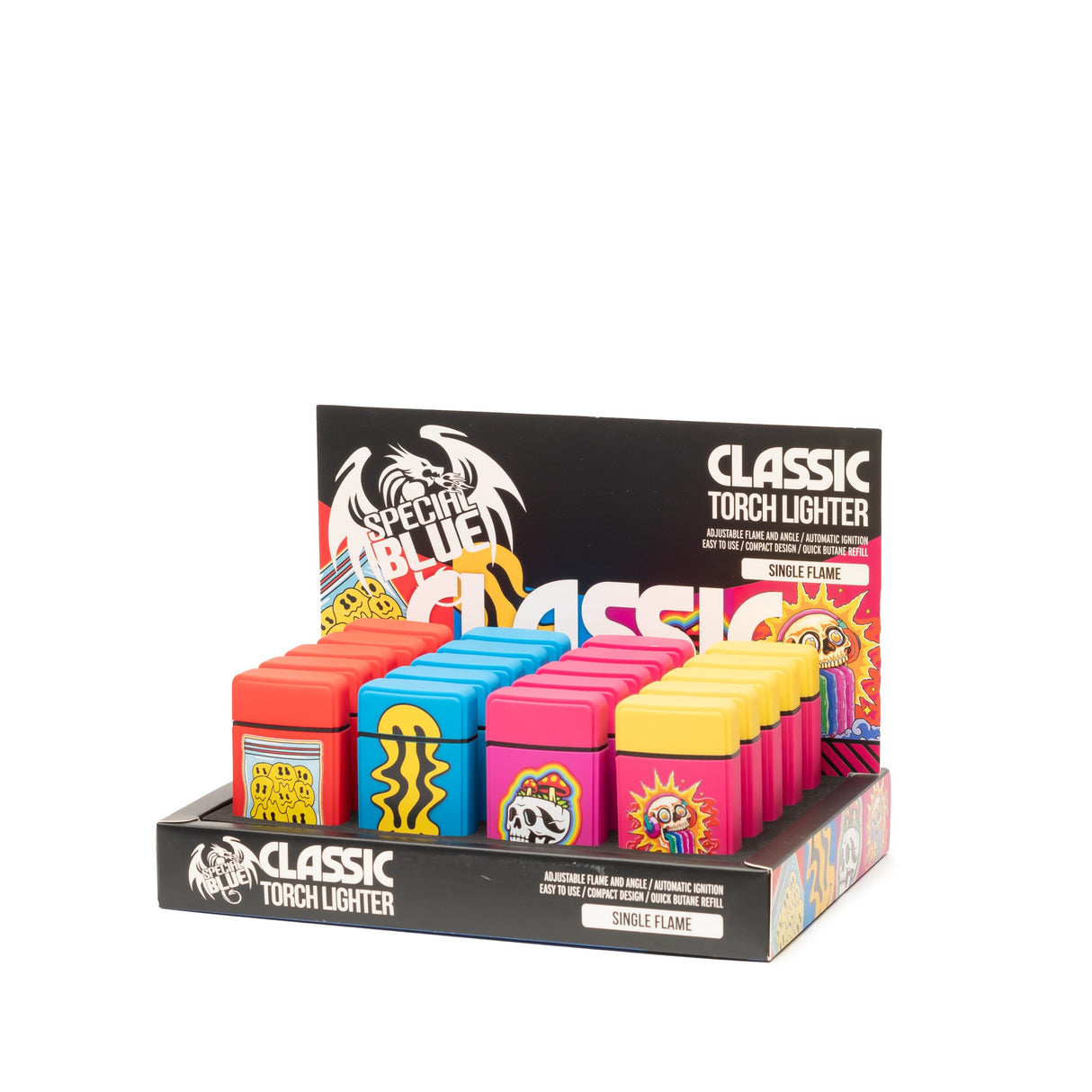 Encendedor Special Blue Classic Rubber Psychedelic