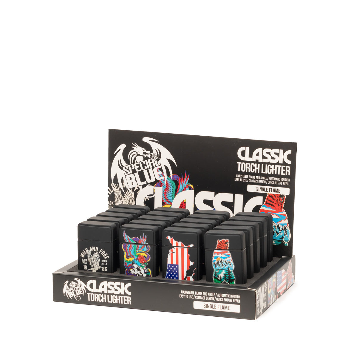 Encendedor Special Blue Classic Rubber Wild & Free