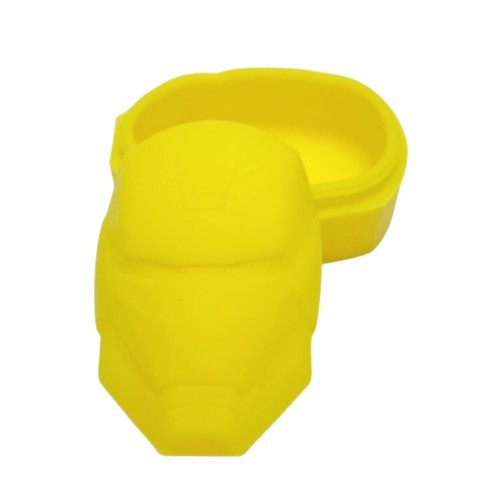 Contenedor Wax Dab Iron Man Amarillo
