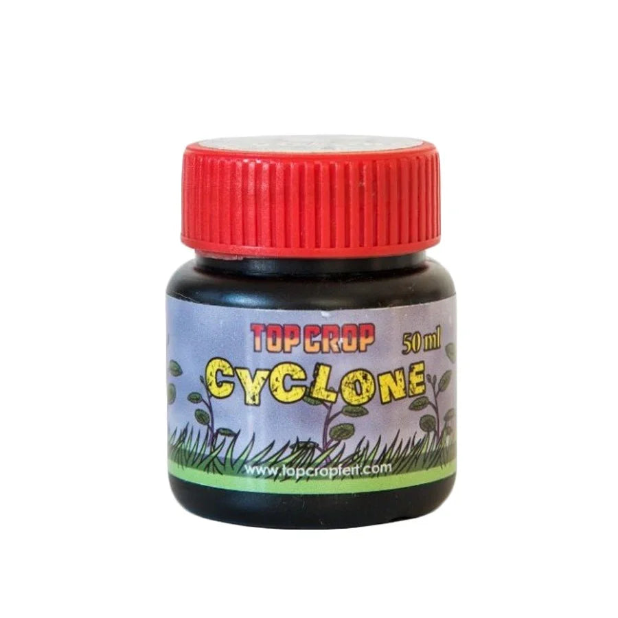 Frasco de enraizante Top Crop Cyclone 50ml para cultivo interior y exterior de plantas