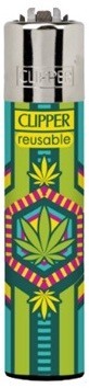 Encendedor Clipper Green Leaves