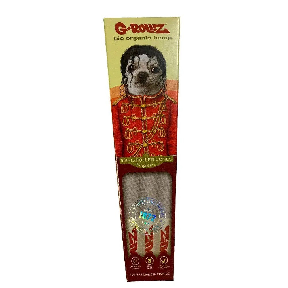 G-Rollz 6 Conos Pre Enrolados Bio Organic Hemp King Size