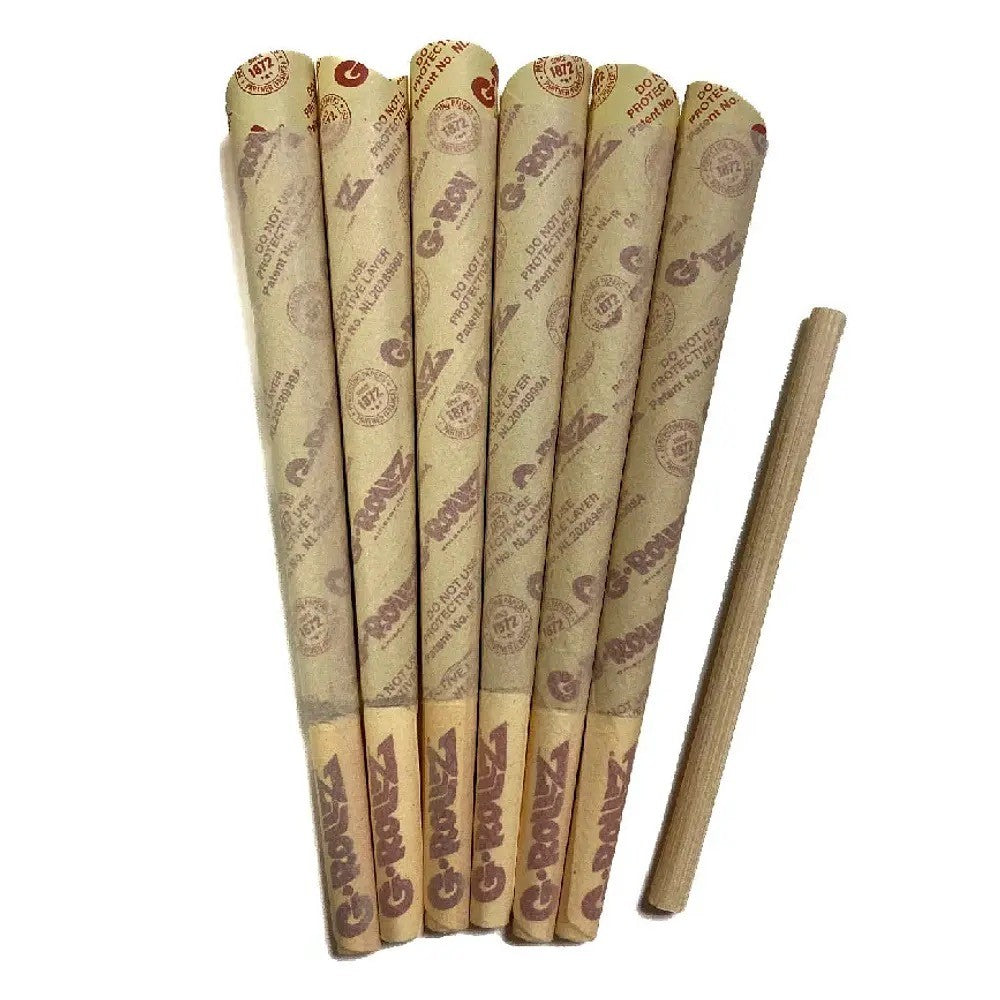 G-Rollz 6 Conos Pre Enrolados Bio Organic Hemp King Size
