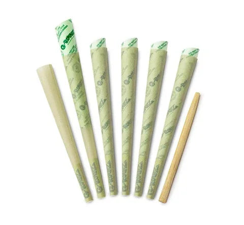 G-Rollz 6 Conos Pre Enrolados Organic Green Hemp Cheech&Chong Sofa 1 1/4