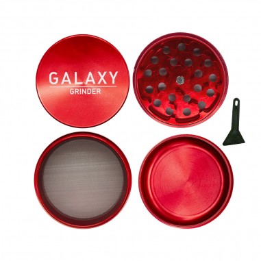 Moledor Metalico Rojo 4 Pcs 63mm Galaxy