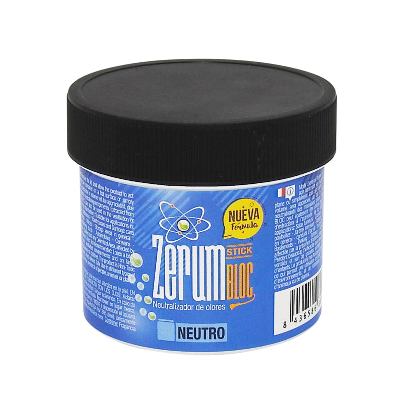 Neutralizador de Olor Stick Neutro 170gr - Zerum Bloc
