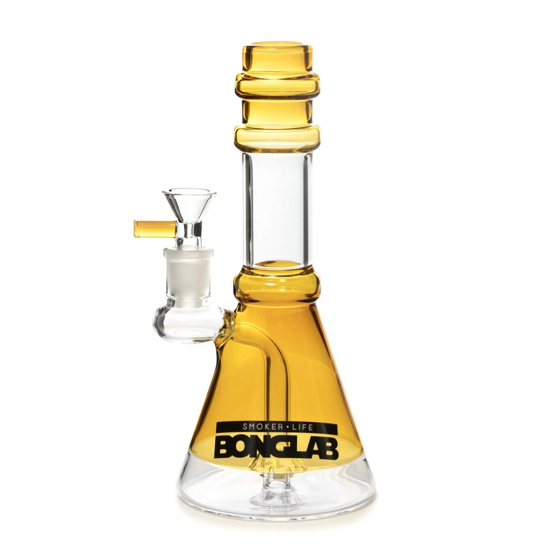 Bong Jelly Drop 20.5cm Amber - Bonglab