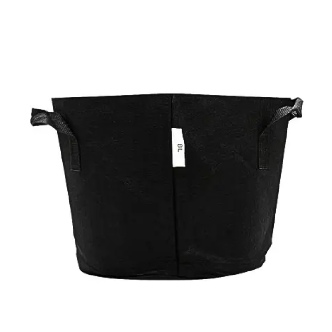 Maceta Textil Negra 8L - Kasvi