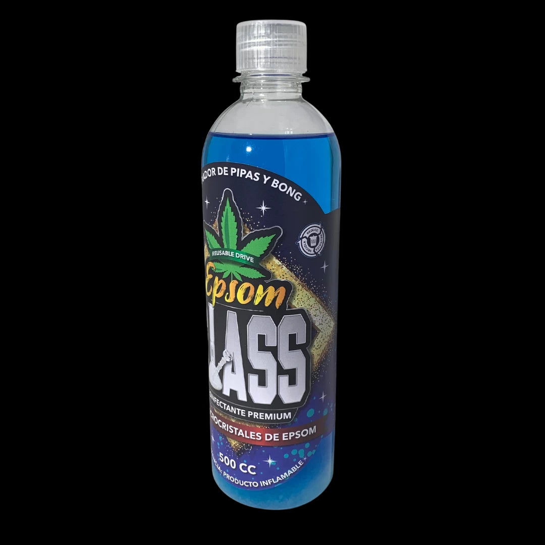 Limpiador De Pipas Y Bongs Con Sal De Epsom Glass 500CC