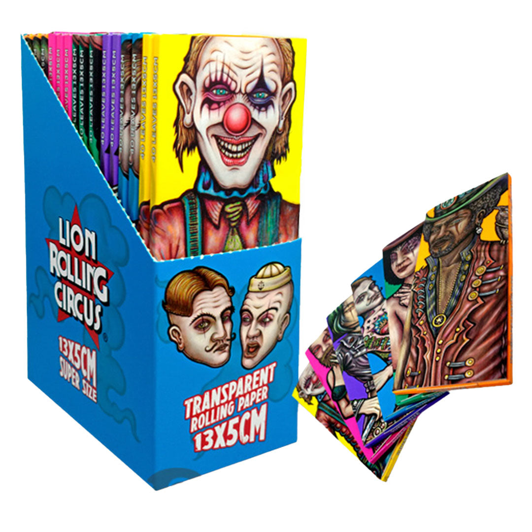 Papelillo Super Size 13x5 Celulosa - Lion Rolling Circus