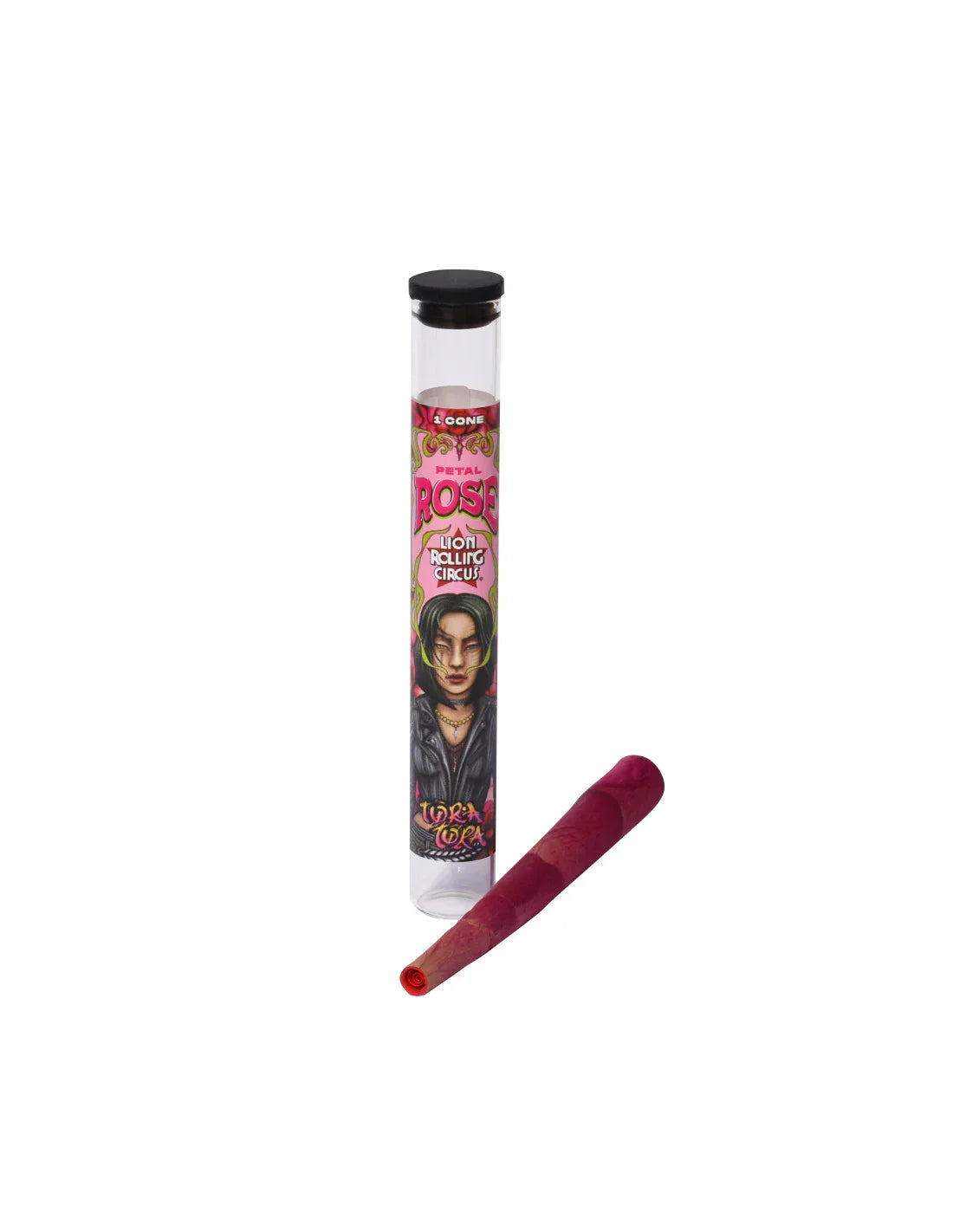 Tubo Cono Petal Rose - Lion Rolling Circus