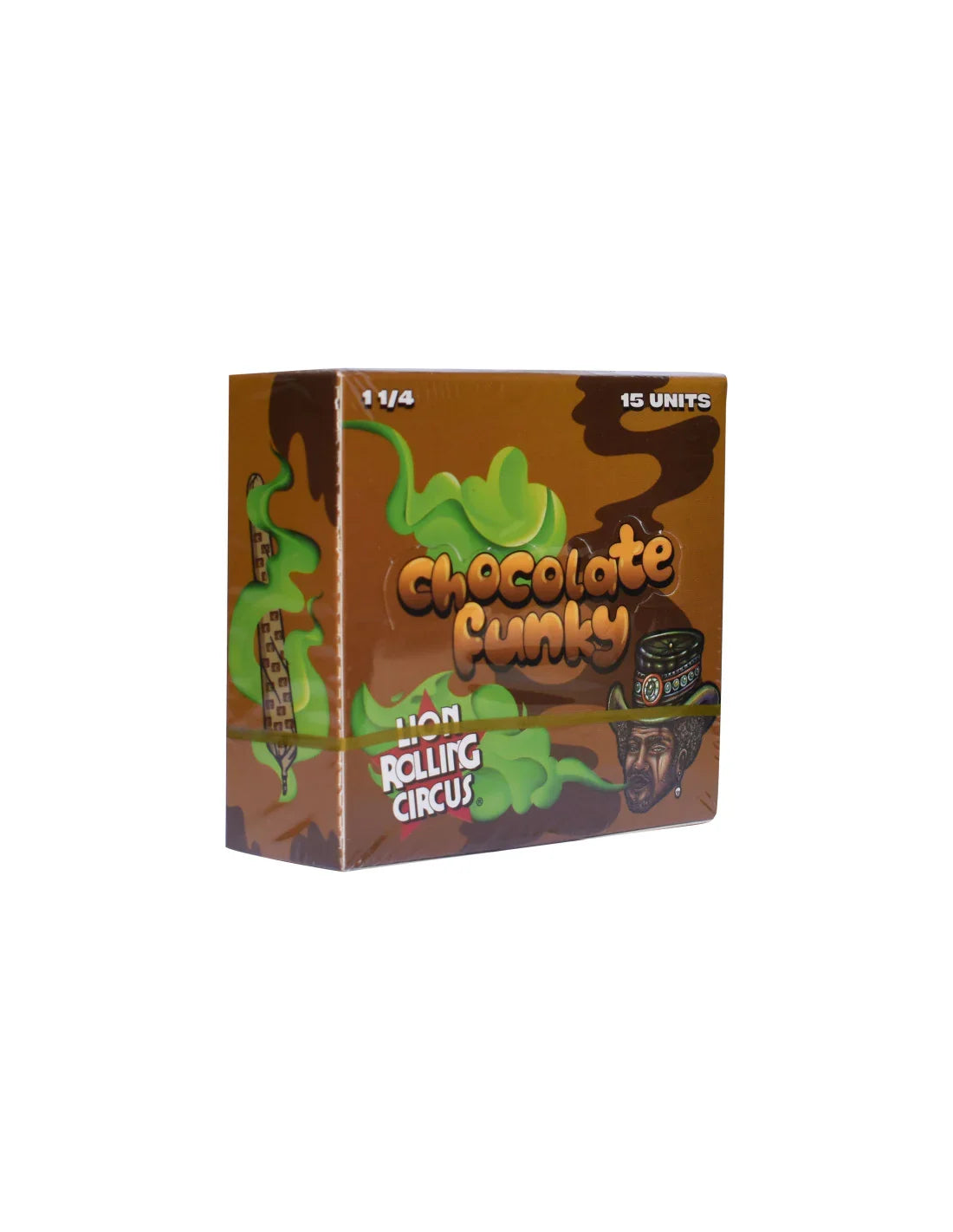 Papelillo 1 1/4 Chocolate Funky - Lion Rolling Circus