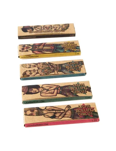 Papelillo 1 1/4 Unbleached - Lion Rolling Circus