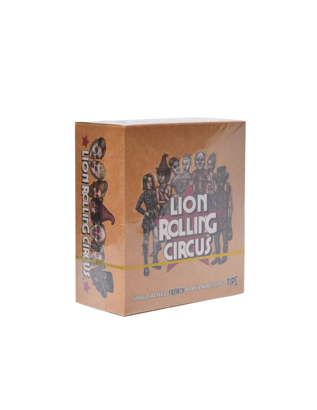 Papelillo Unbleached King Size + Tips - Lion Rolling Circus
