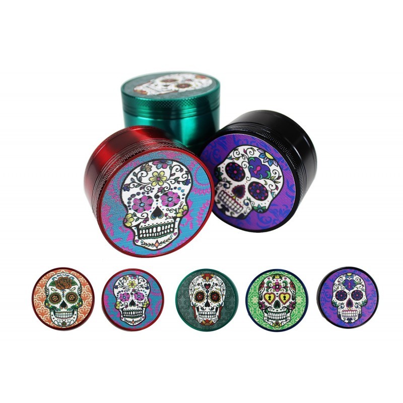 Moledor Metalico 40 Mm 4 Pcs. Catrinas Negro