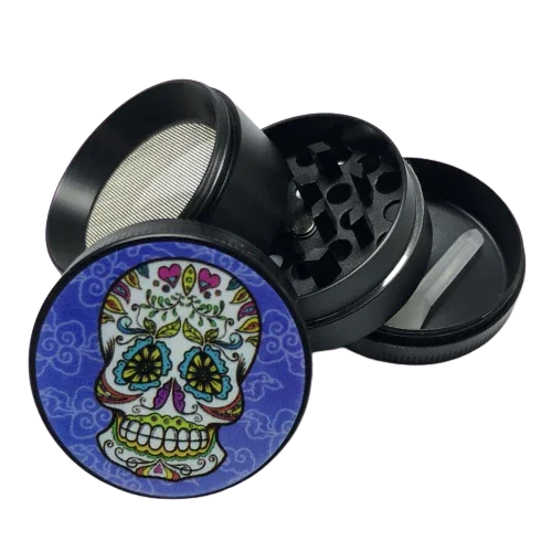 Moledor Metalico 40 Mm 4 Pcs. Catrinas Negro