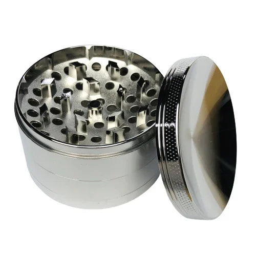 Moledor Metalico 40Mm 4 Pcs Concavo Plata