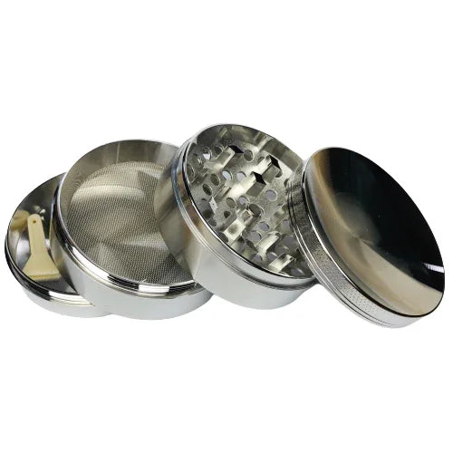 Moledor Metalico 40Mm 4 Pcs Concavo Plata