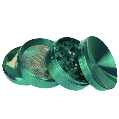 Moledor Metalico 40Mm 4 Pcs Concavo Verde