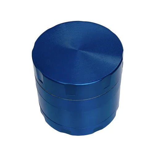 Moledor Metalico 40Mm 4Pcs Aluminio Calado Azul