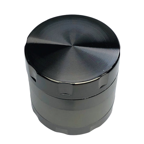 Moledor Metalico 40Mm 4Pcs Aluminio Calado Gris