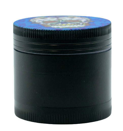 Moledor Metalico 45 Mm 4 Pcs. Catrinas Negro Azul