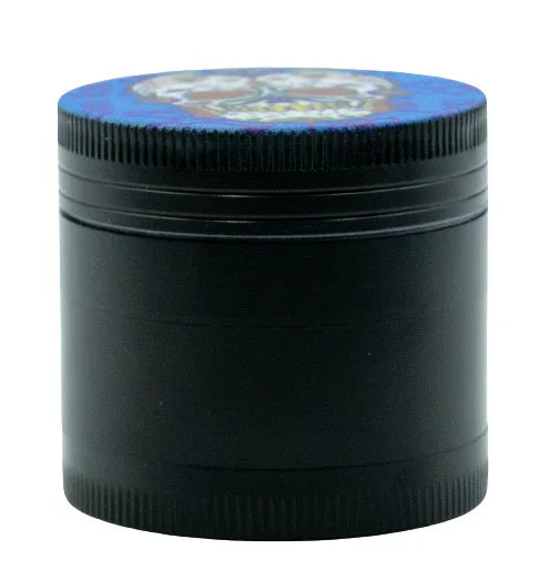 Moledor Metalico 45 Mm 4 Pcs. Catrinas Negro Azul