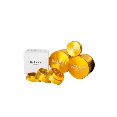 Moledor Metalico Dorado 4 Pcs 63mm Galaxy