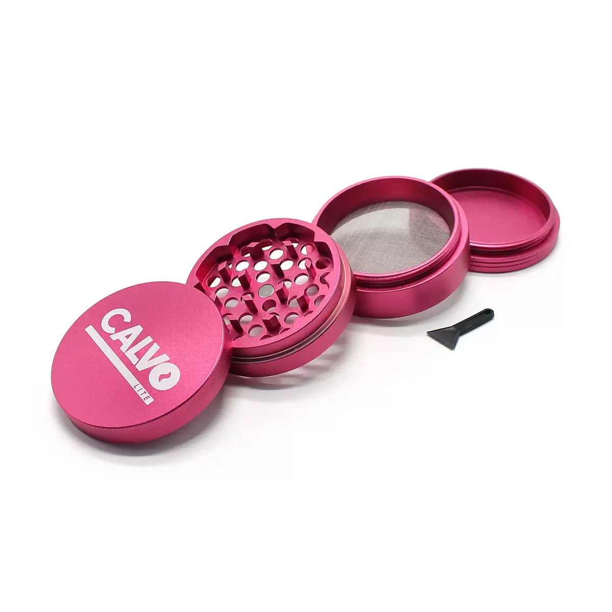 Moledor Metalico Fucsia 63mm Calvo Glass