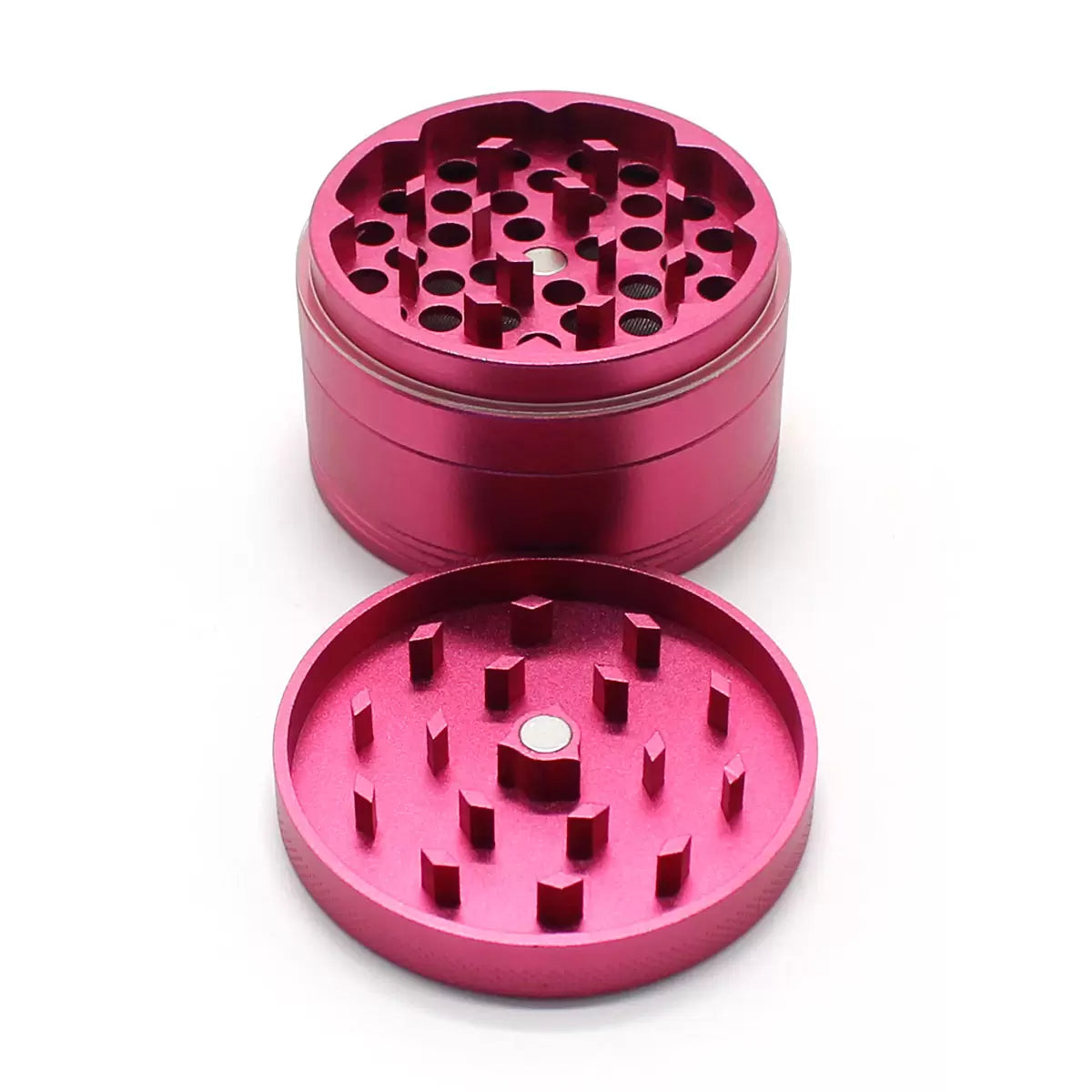 Moledor Metalico Fucsia 63mm Calvo Glass