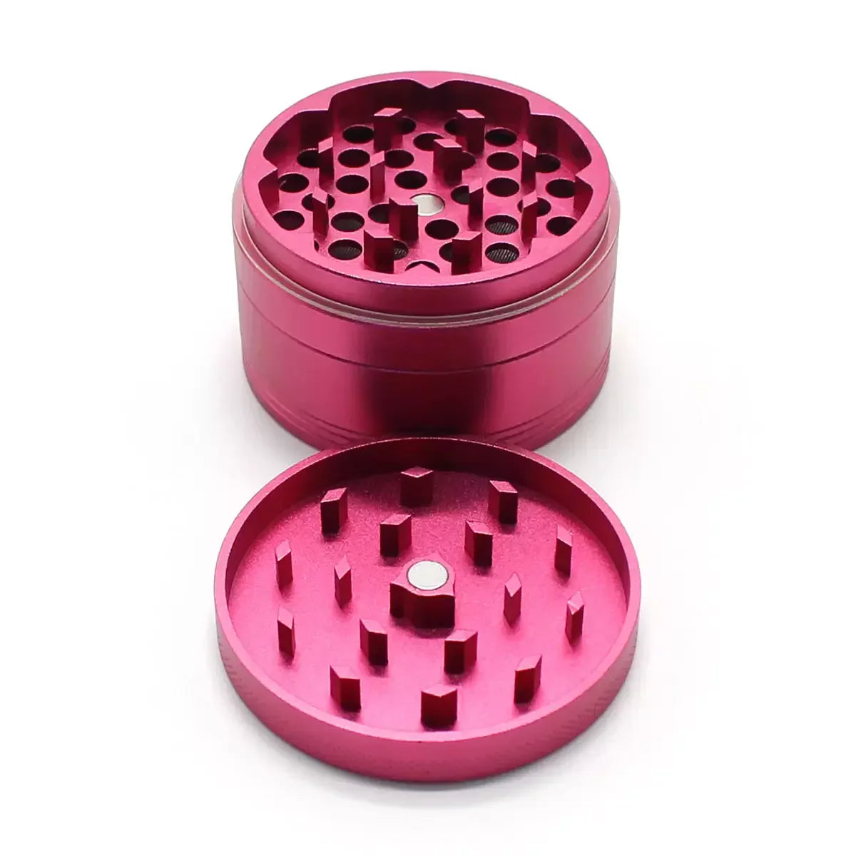 Moledor Metalico Fucsia 63mm Calvo Glass