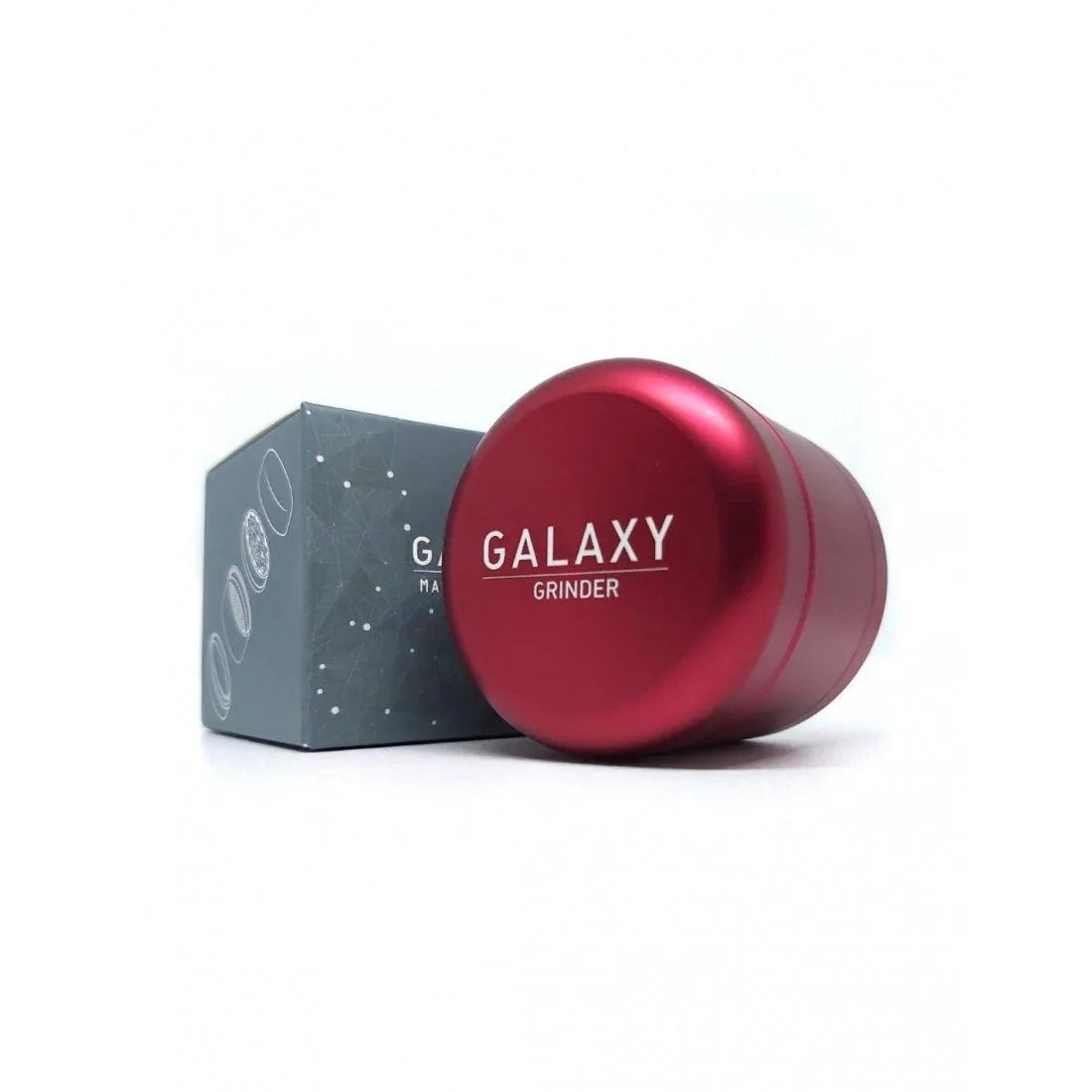 Moledor Metalico Marte 55 Mm 4 Pcs Rojo Galaxy