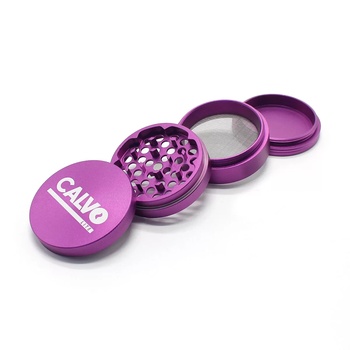 Moledor Metalico Morado 63mm Calvo Glass