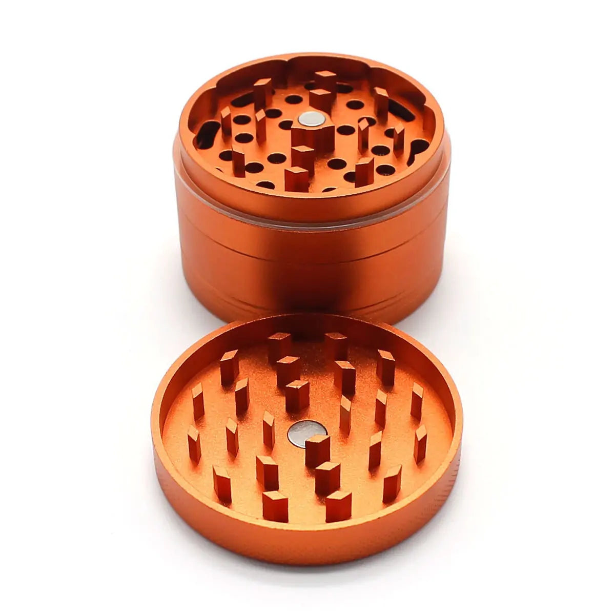 Moledor Metalico Naranja 63mm Calvo Glass