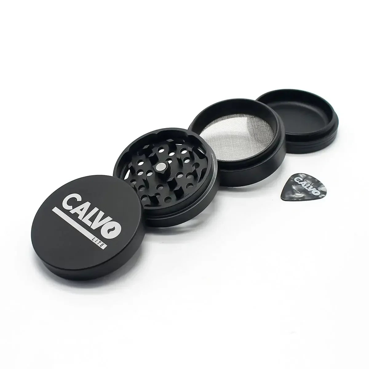 Moledor Metalico Negro 63mm Calvo Glass