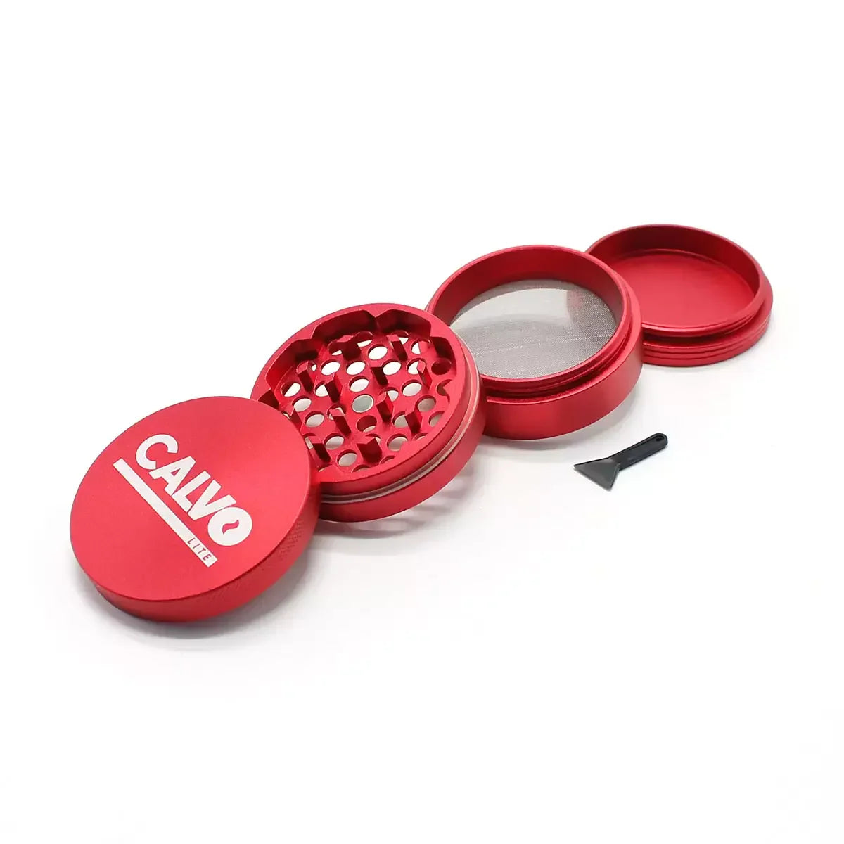Moledor Metalico Rojo 63mm Calvo Glass