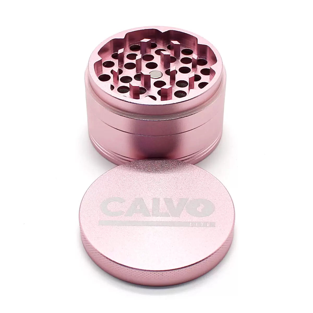 Moledor Metalico Rosado 63mm Calvo Glass