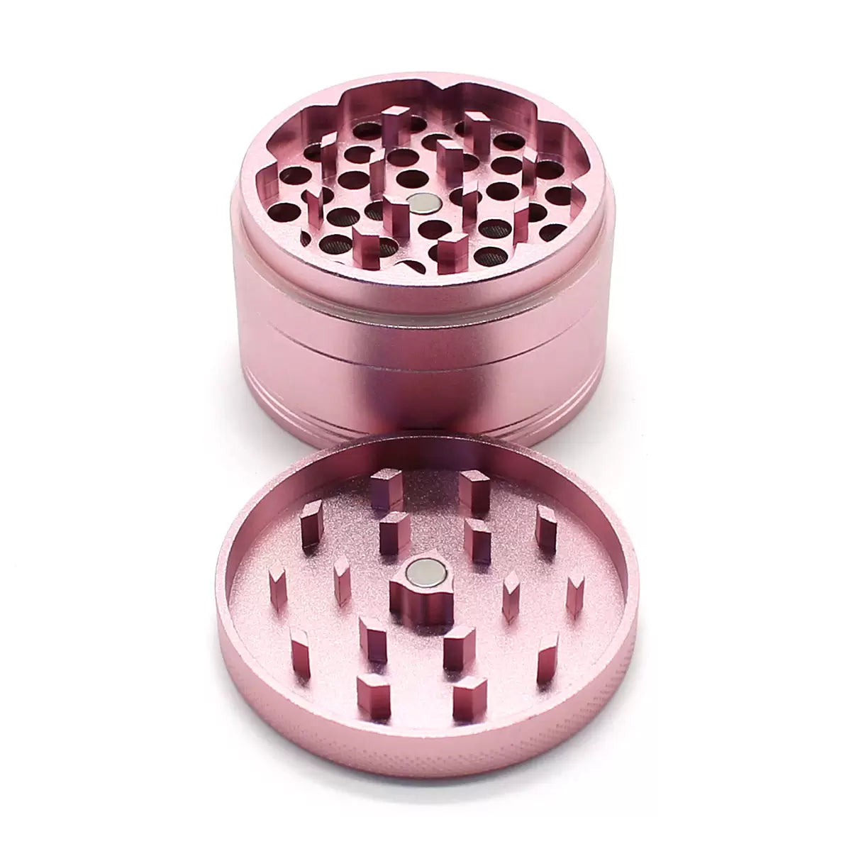 Moledor Metalico Rosado 63mm Calvo Glass