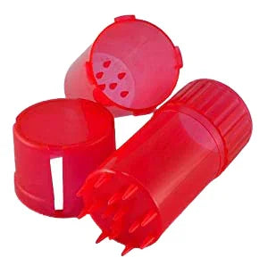 Moledor Y Contenedor 3 En 1 Rojo