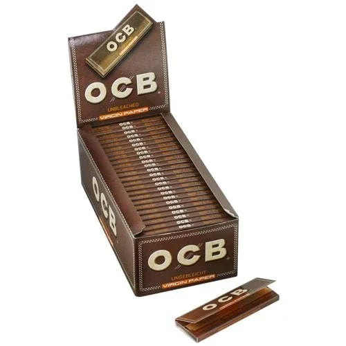 Papelillo Ocb Virgin Unbleached 1 1/4