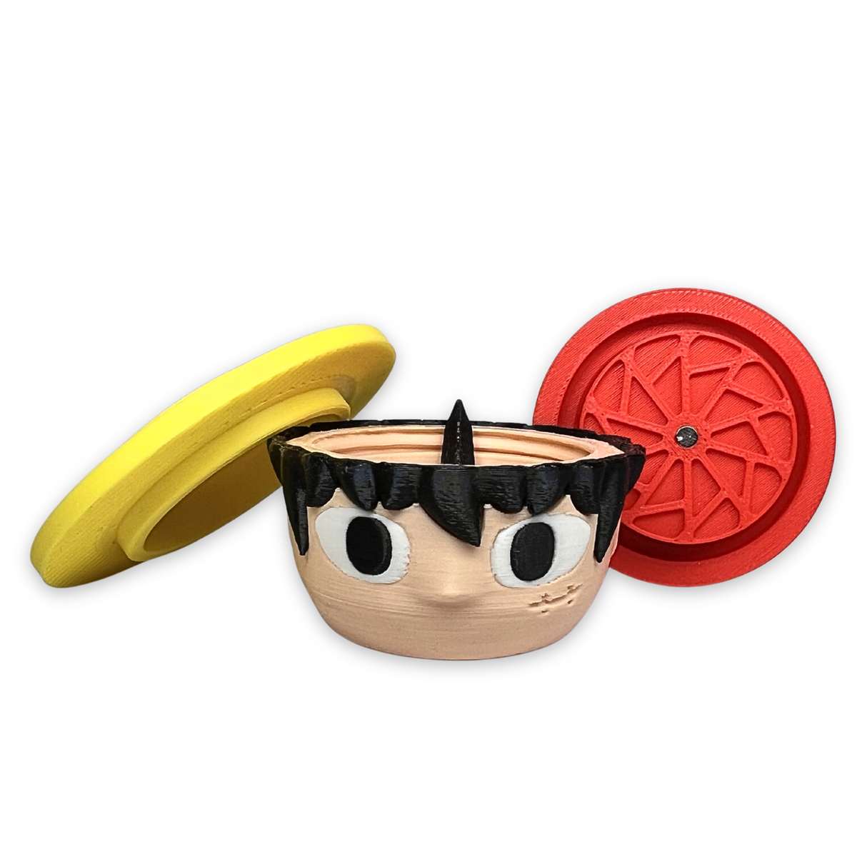 Moledor Monkey D. Luffy 3D 4 Piezas Rojo
