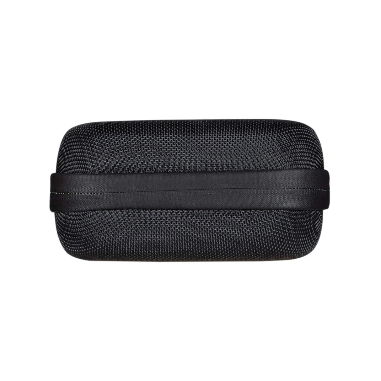 Estuche rígido negro mediano con cierre, ideal para guardar accesorios de cultivo indoor