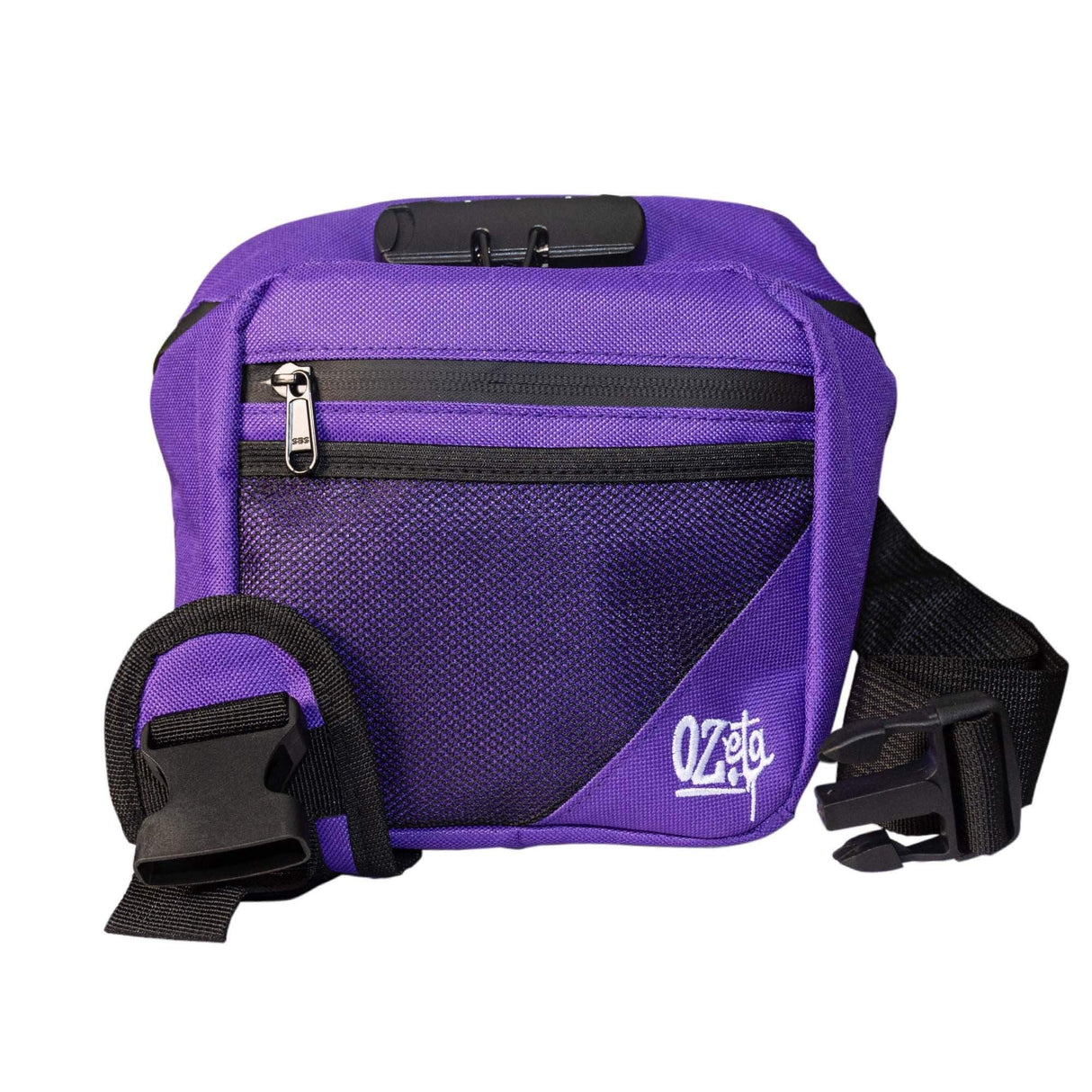 Banano morado Ozeta con cierre y clave de seguridad, bolso organizador resistente
