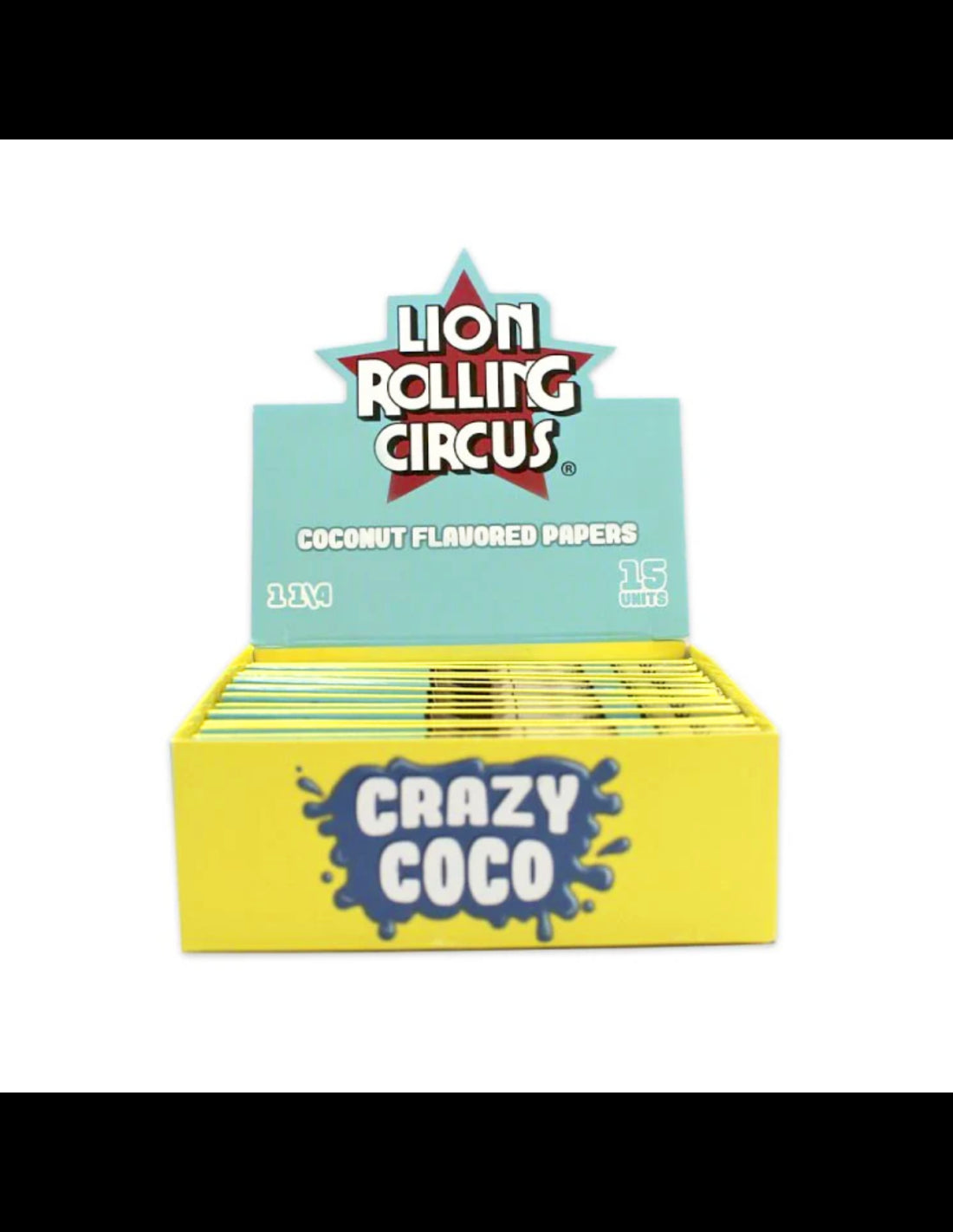 Papelillo 1 1/4 Crazy Coco - Lion Rolling Circus