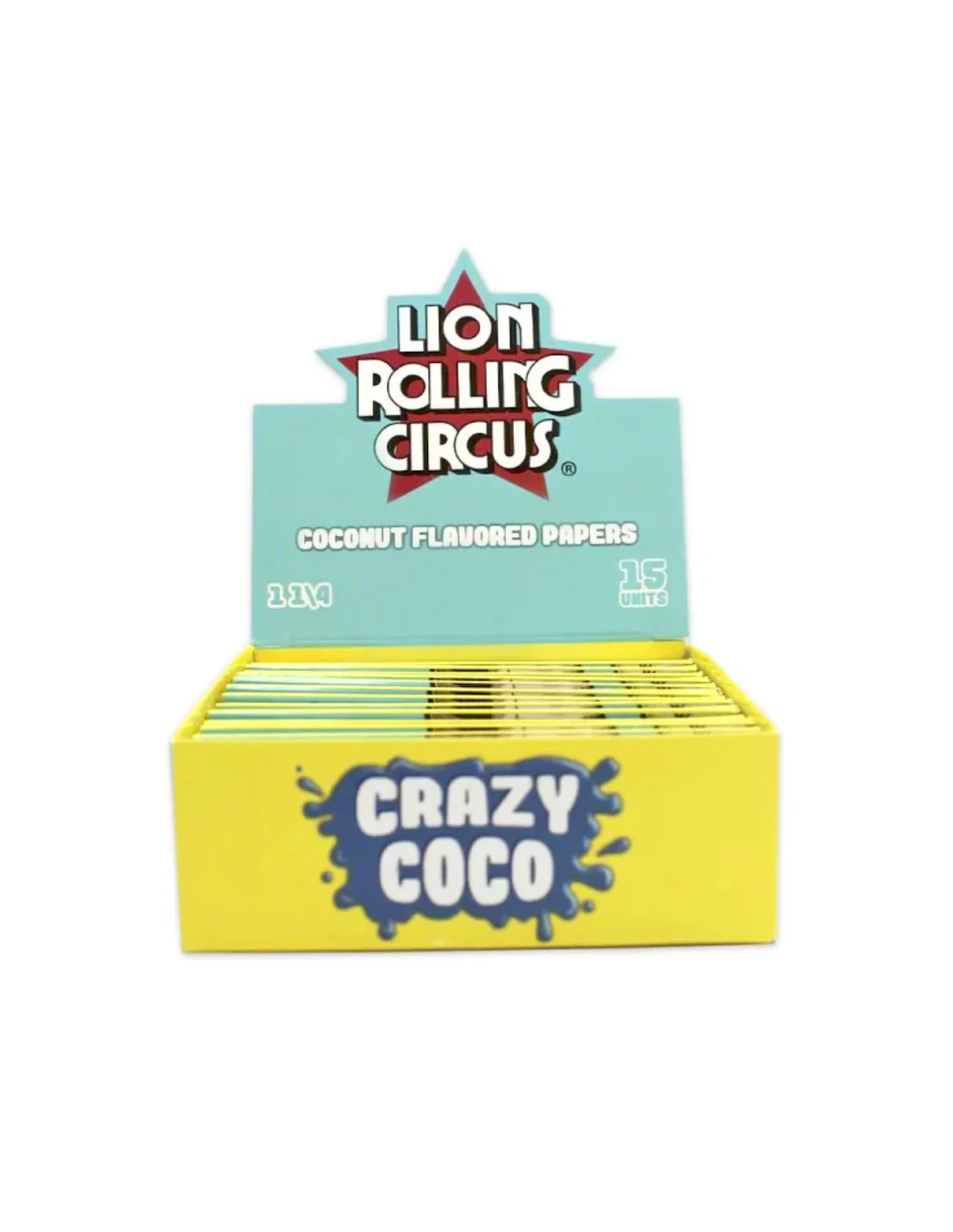 Papelillo 1 1/4 Crazy Coco - Lion Rolling Circus
